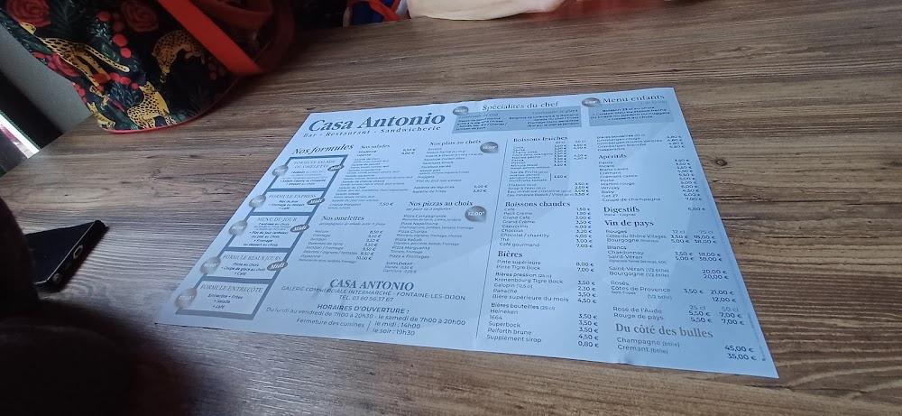 Casa Antonio - Menu Image 1